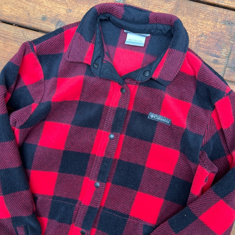 Columbia Benton Springs Shirt Fleece Jacket Size Small